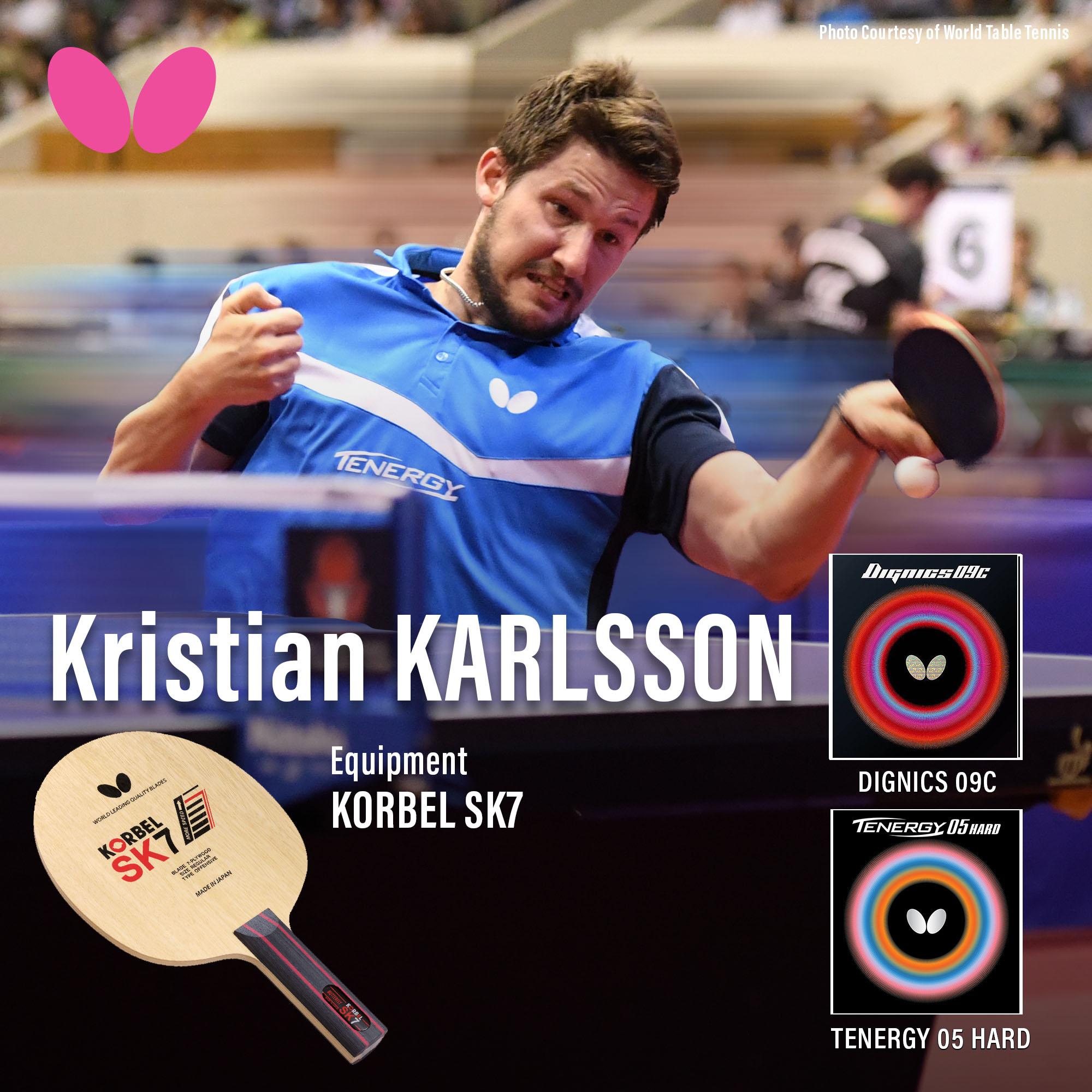 Korbel SK7 Pro-Line Racket | Butterfly Table Tennis